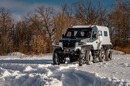 Вездеход Трекол Вега Бензин - на снегу